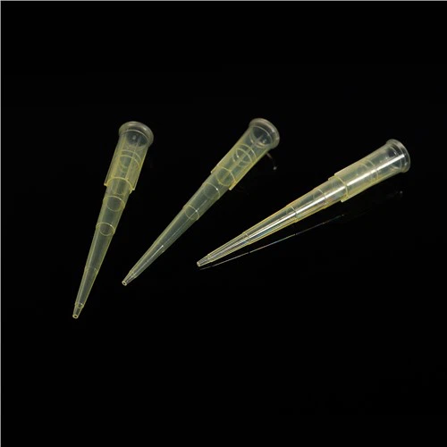 Съвети за пипета от 200ul с жълт цвят