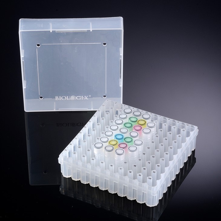 Plastic Cryobox 81 Well PC PP Freezing Tube Cryogenic Storage