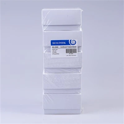 Biologix Марка 90-2300 100 кладенеца 3 инча Цветни бели цветни картонени фризерни кутии