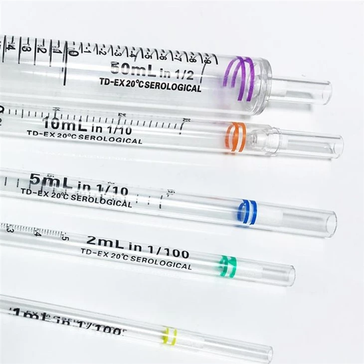 1ml, 2ml, 5ml, 10ml, 25ml, 50ml Serological Pipettes